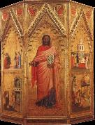 St Matthew and Four Stories from his life Orcagna